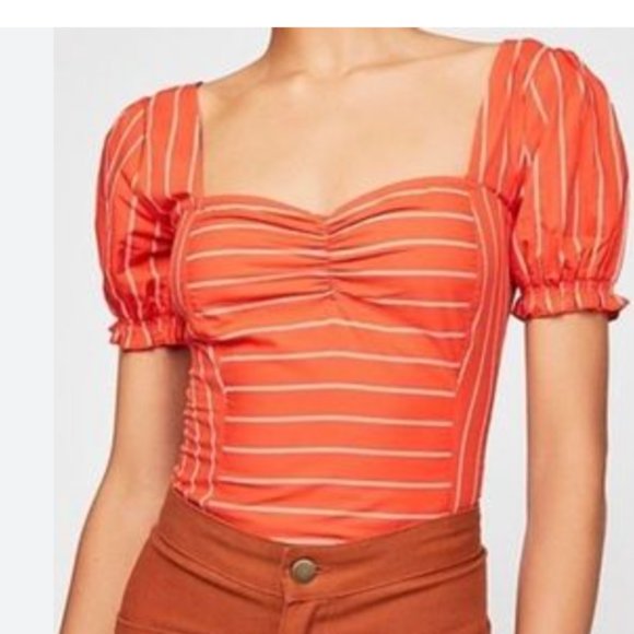 Free People Tops - Free people puff sleeve top